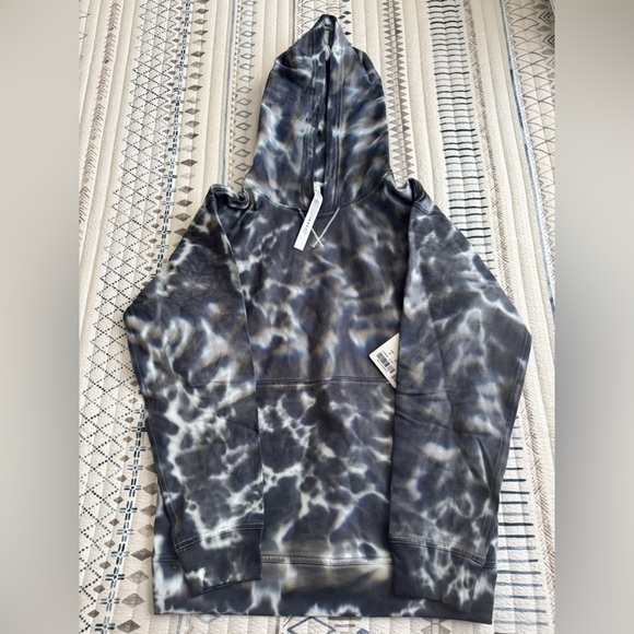 Lululemon All Yours Hoodie Tie Dye *Fleece in Marmoleado Tie Dye Graphite Grey - Picture 3 of 6